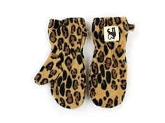 Mini Rodini beige leopard luffer fleece